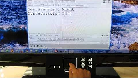 Custom USB Capacitive Touch Gesture Recognition