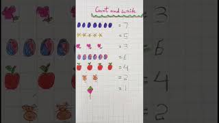 Count and write 🌷