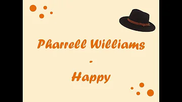 Pharrell Williams - Happy (Lyrics Video by WR)