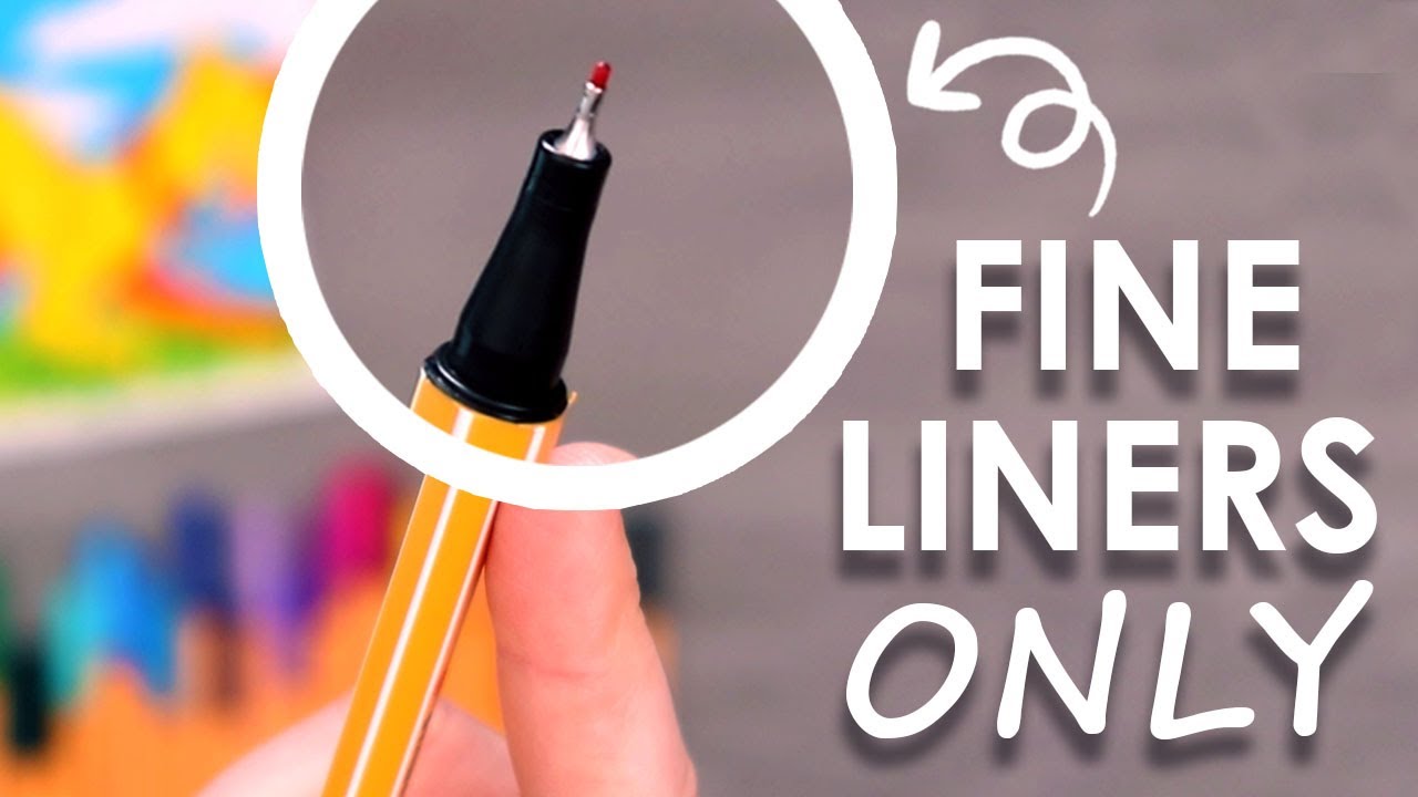 FINE LINER ONLY ART - Trying Stabilo Pens 