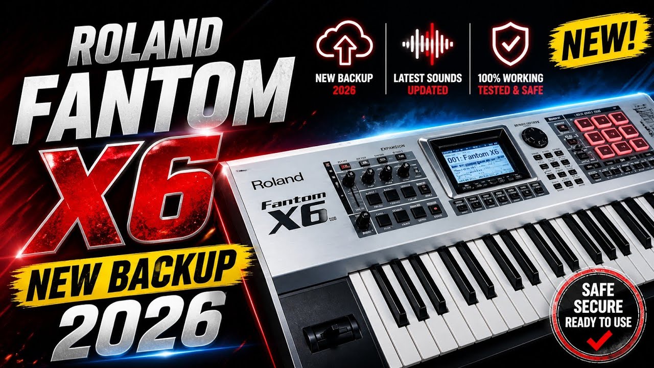 Roland Fantom X6 | new backup 2026 - YouTube