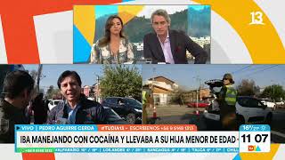 Fiscalización encuentra a conductora bajo los efectos de la cocaína. Tu Día, Canal 13