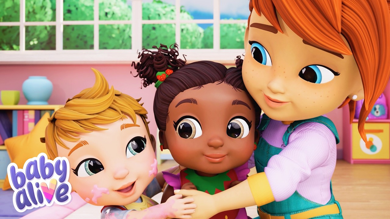 Babies learn about kindness and love 💕 NEW SEASON 4 🌈 Baby Alive Official 🍼 Cartoons for Kids ✨