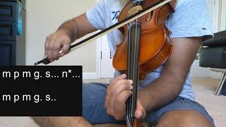 How to play Hello| Taqdeer violin bgm