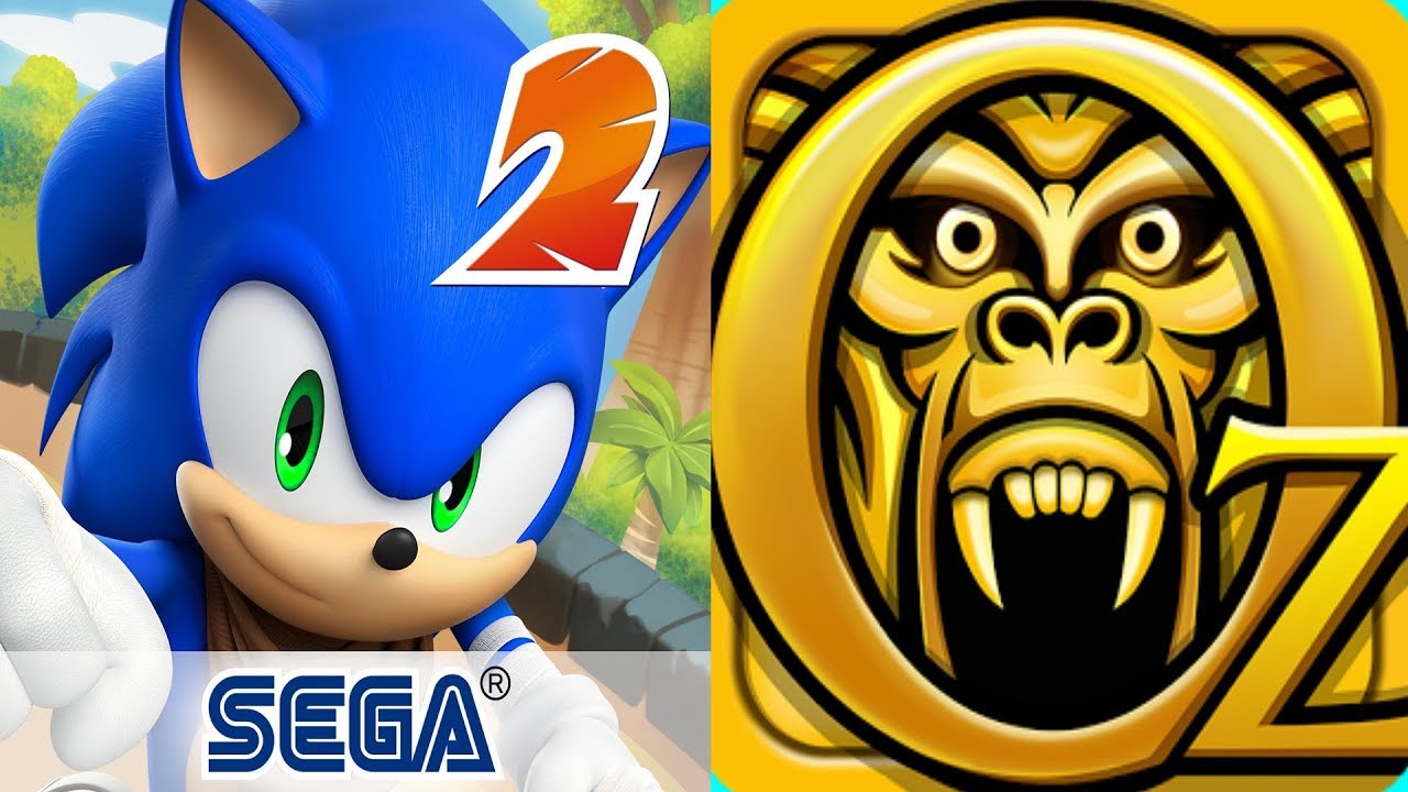 Sonic Dash 2 Sonic Boom VS Temple Run OZ Magicican | Android iPad iOS ...