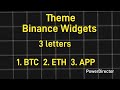 Binance WOTD Theme Binance Widgets Binance word of the day All 3 4 5 6 7 8 word letters