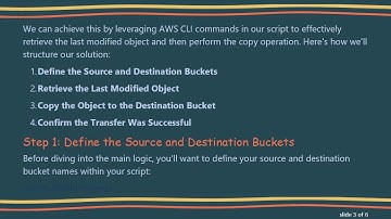 Copying the Last Modified AWS S3 Object to a Different Bucket - A Step-by-Step Guide