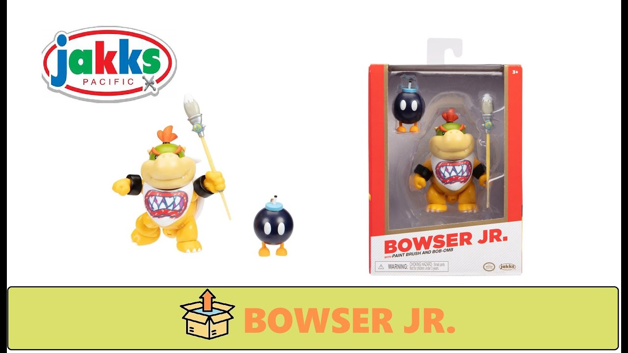 🐲🖌️ Unboxing Bowsy/Bowser JR.-Super Mario Sunshine-Nintendo-Jakks ...