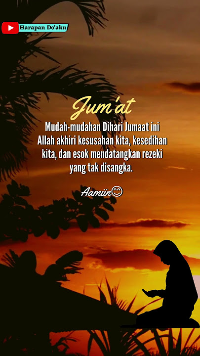 Doa Di Hari Jum'at 😊 | SUBSCRIBE | LIKE & AMIIN | #shorts #harapan #doa