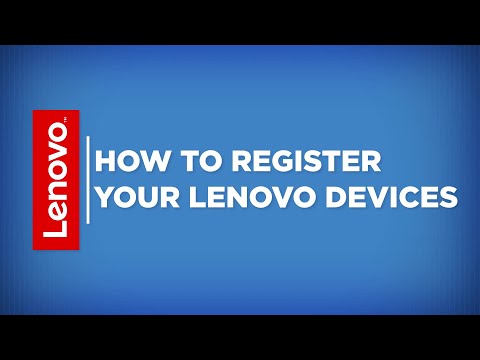 How To Register Your Lenovo Devices