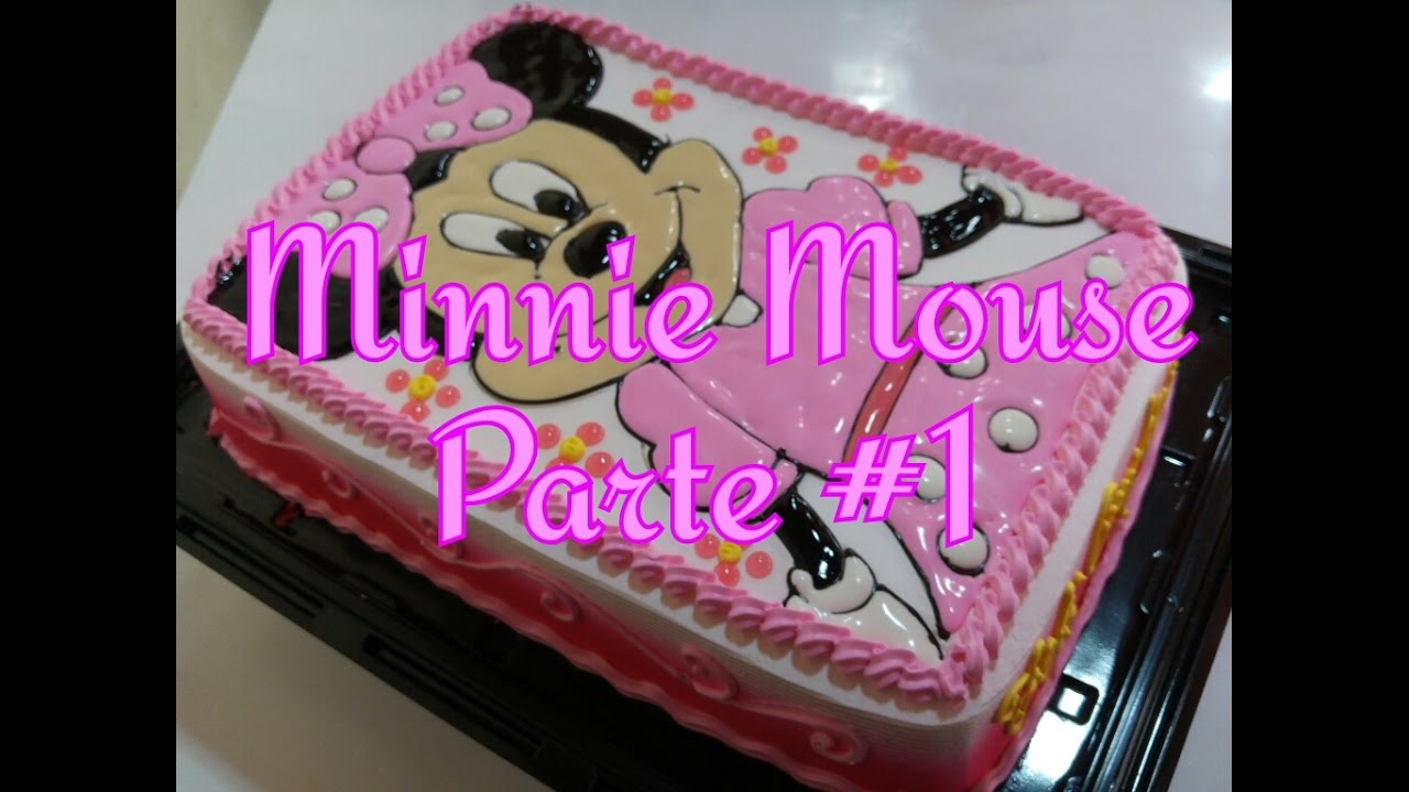 Tortas De Minnie Bebe Decoradas Con Crema Sencillas De Unas