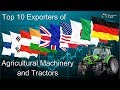 Top 10 Exporters of Tractors | Top 10 Countries Tractors Manufacturers | TractorLab