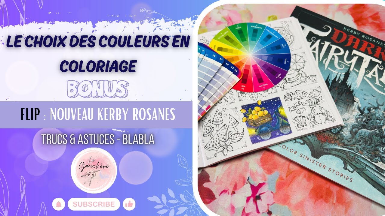 CHOIX DES COULEURS EN COLORIAGE - BONUS, Flip Kerby Rosanes, Dark Fairytales