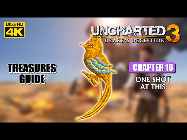 Uncharted 3: Drake's Deception Crushing Walkthrough / Treasures Chapter 16  One Shot at this 