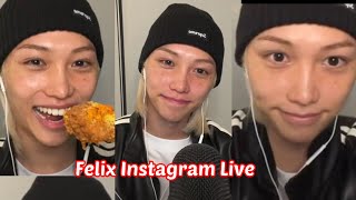 240317 Felix Instagram Live. Part 2 (with music)