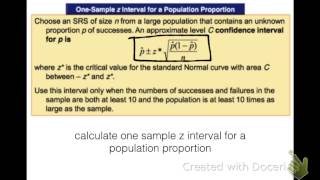 AP stats chapter 8 VCHS