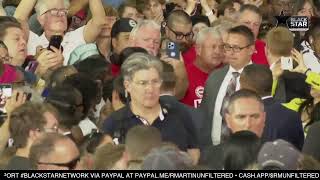 Vice President Kamala Harris and Minnesota Governor Tim Walz hold a rally in Detroit