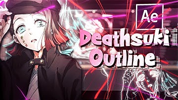 Glow outline like Deathsuki | After Effects AMV Tutorial
