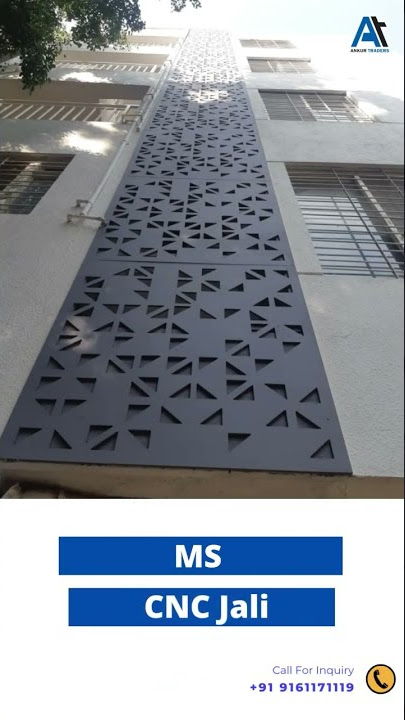 MS Powder Coated CNC Jali