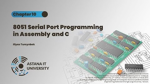 Chapter 10 - Serial Port Programming in Assembly and C