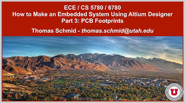 How to Make an Embedded System Using Altium Designer - Part 3   Footprints