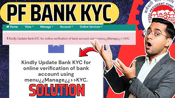 ✅ 100% 🛑 Kindly update bank kyc for online verification of bank account using menu¿¿manage¿¿ kyc