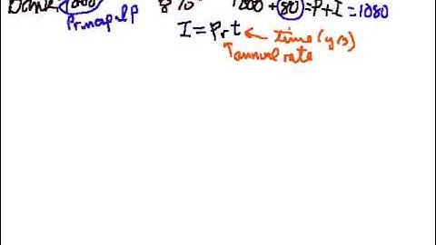 Simple Interest basics 2