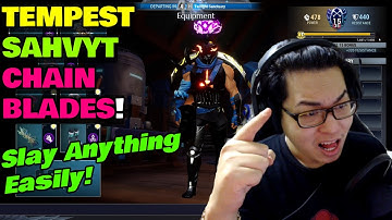 REWORKED! - Dauntless Tempest Sahvyt Chain Blade Build for End Game - Patch 1.8.3.