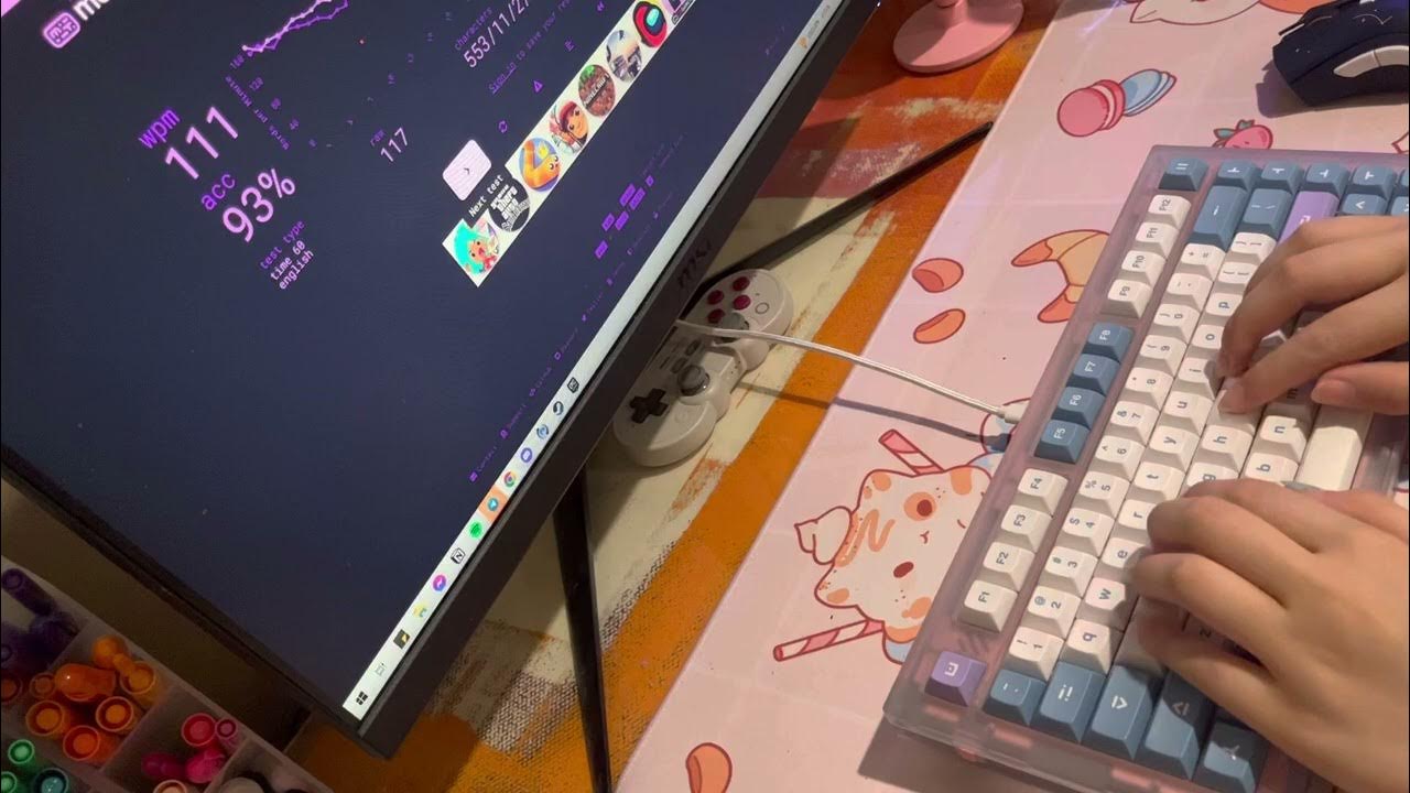 niz duo 82 electro capacitive keyboard typing sound test / asmr YouTube