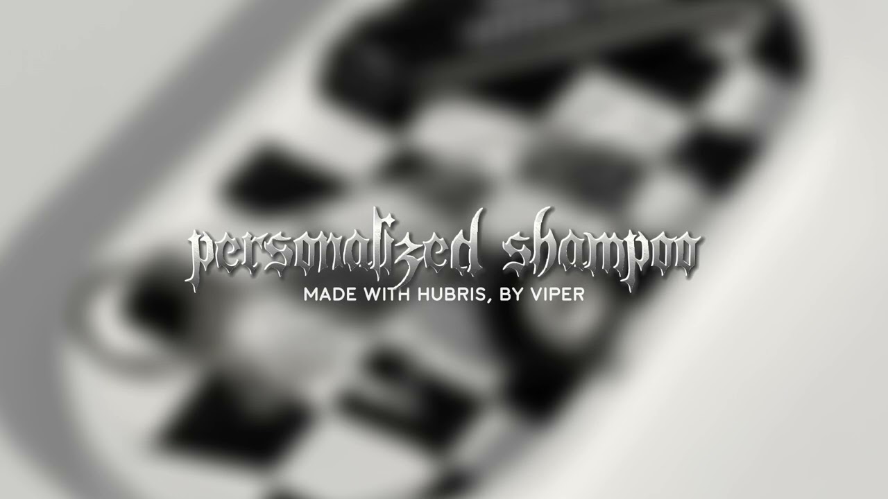 personalized shampoo.