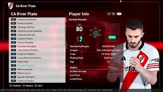 CA River Plate 2025/2026 Facepack PES 2021-SPFL2026
