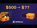 My LUCKIEST $500 Case Opening EVER! - XSkins