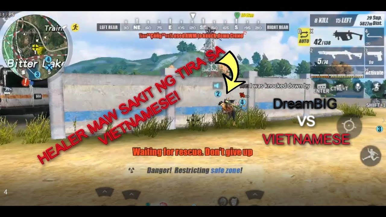 DreamBIG VS Vietnamese FT;MawTV&ALYASBUNGOO (Ros GamePlay)