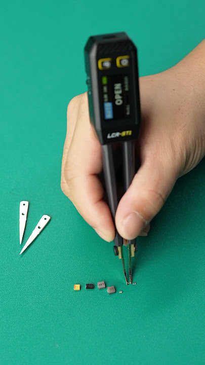 FNIRSI LCR-ST1 Smart Tweezer Tester 100 1k 10kHz , 0.3 0.6Vrms , magnetic adsorption#tweezers#FNIRSI