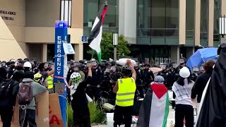 Police clear pro-Palestinian protest at UC Irvine