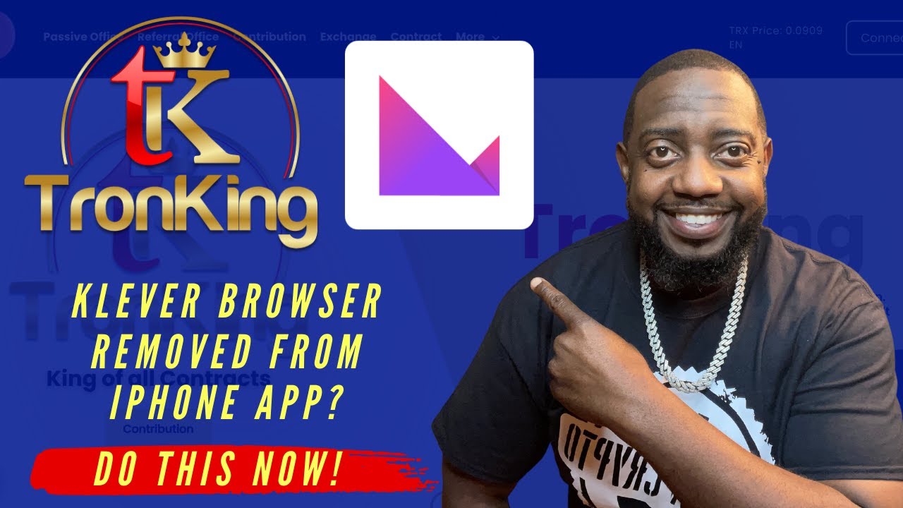 TronKing Review | How to import a Klever Wallet into TronLink