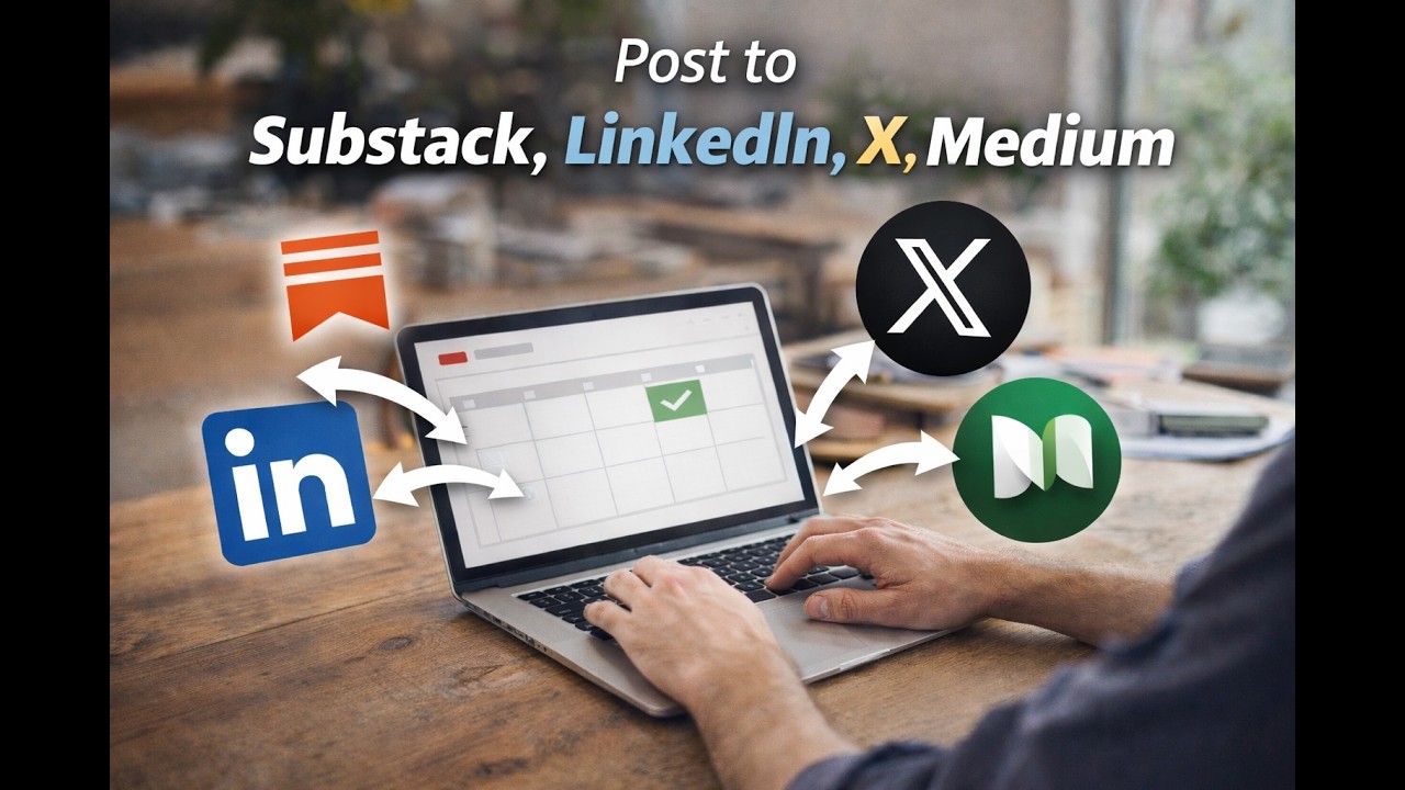 How to Cross Post Substack notes & posts to LinkedIn, X, and Medium ...