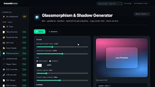 Full Free Glassmorphism CSS Generator — Frosted Glass & Box Shadow Generator (No Signup) News