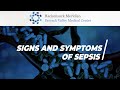 Signs and Symptoms of Sepsis