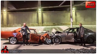 Car Crash Scene | Toretto vs Shaw | Vin Diesel \& Jason Statham – Furious 7 (2015) Movie Clip Full HD