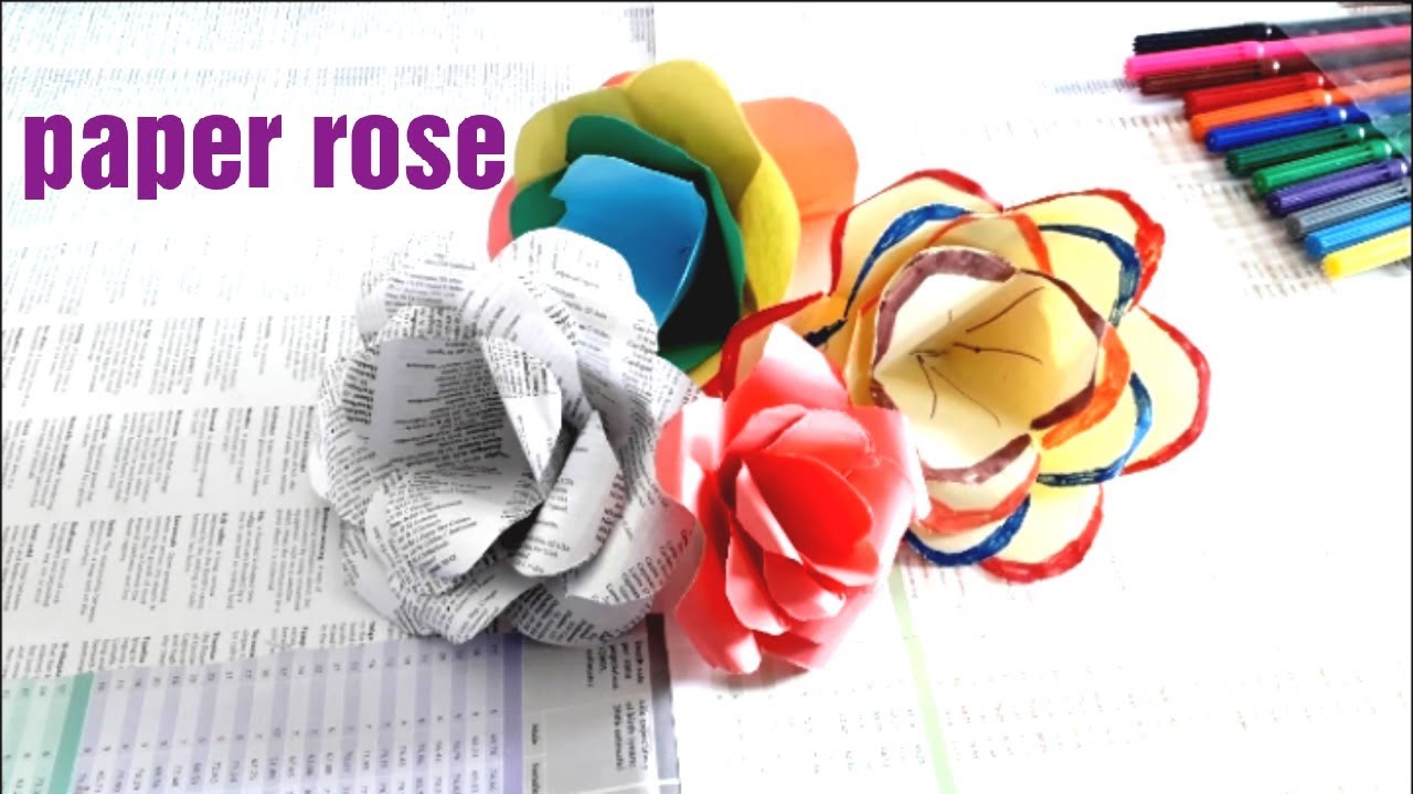 Paper Rosehow to make a paper book rose very easilyWasima Tasnim🌼