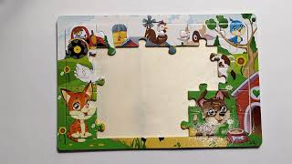 НАУЧИТЕСЬ СОБИРАТЬ ПАЗЛЫ О ЖИВОТНЫХ, ОБРАЗОВАТЕЛЬНАЯ ИГРА ДЛЯ ДЕТЕЙ | ИГРАТЬ В ПАЗЛЫ | #farmanimals screenshot 5