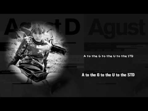 (+) BTS Suga (AGUST D) - AGUST D [Lyrics Han|Rom|Eng]