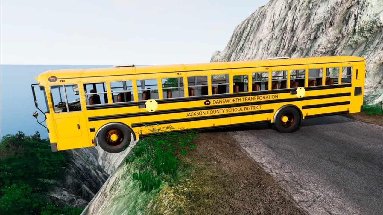 Cars vs Cliff Roads #28 - BeamNG.Drive