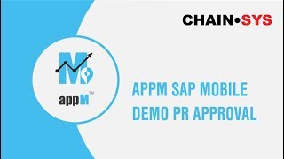 appM SAP Mobile Demo PR Approval - Chain Sys screenshot 2
