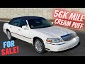 2005 Lincoln Town Car 56k Miles FOR SALE by Specialty Motor Cars Florida Car Custom Top WHITE WALLS
