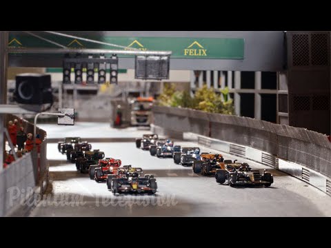 The First Formula One F1 Monaco Grand Prix at the Miniatur Wunderland 2024