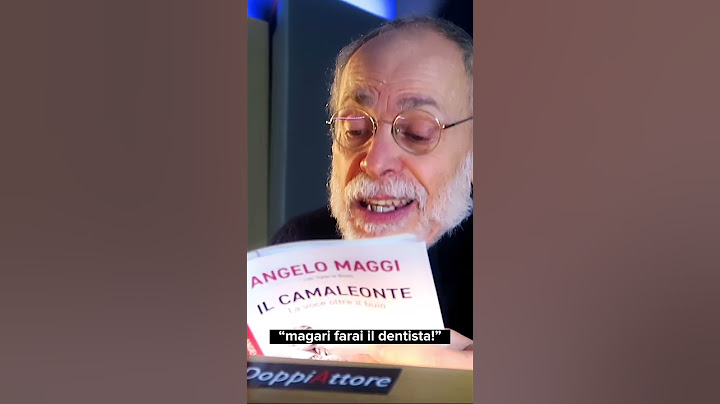 Da medico a doppiatore è un attimo - Angelo Maggi