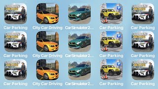 Car Parking, City Car Driving, Car Simulator and More Car Games iPad Gameplay