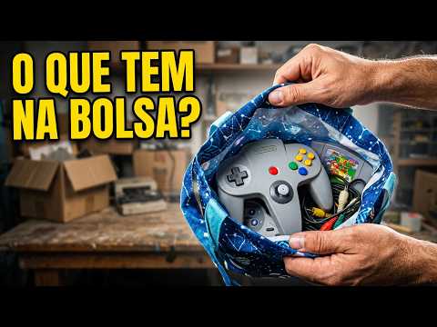 CAÇADA NA RUA: O QUE TINHA NESSA BOLSA DE GAMES?